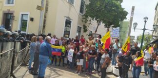 Protesta de maestros en San Fernando